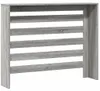 vidaXL Obložení radiátorů Grey Sonoma 104x20x82 cm Materiál Náhled obrázku produktu 4