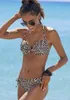 LASCANA Push-Up-Bikini-Top Cleo schwarz-creme Größe 34 Cup Produktbild-Vorschau 2