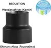 Ofenrohr Reduzierung Bertrams Ø 140-130 mm senotherm Produktbild-Vorschau 1