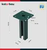 KOTARBAU® 4er Set Pfostenträger für Zaunpfosten 60x40 mm Produktbild-Vorschau 3
