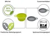 2er Set Hundenapf / Reisenapf faltbar, Silikon, grün und Produktbild-Vorschau 2