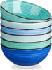 Vancasso Steinzeug Schalen Set BONITA Blau 6-teilig, Produktbild-Vorschau 1