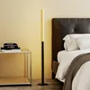 COSTWAY 122cm lampa podłogowa LED bambus, lampa podłogowa z Podgląd zdjęcia produktu 2