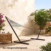 Outsunny Hängemattengestell Metall mit Haken 360x92x112 cm Produktbild-Vorschau 9