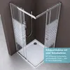 doporro 70x90cm Eckeinstieg Duschkabine Schiebetür Produktbild-Vorschau 3