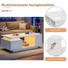 MODFU Couchtisch Weiß Wohnzimmertisch mit Produktbild-Vorschau 5