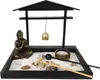 Zen - Garten mit Buddhafigur Glocke Stein Sand Nr: HY1902 Produktbild-Vorschau 1