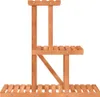 vidaXL Portafiori 81x25x75,5 cm in legno massiccio di abete Anteprima dell’immagine prodotto 4