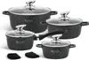 Schwarze Töpfe 8 tlg, Topfset, Suppentopf, Kompotttopf, Produktbild-Vorschau 1