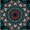ARTland Glasbild Mandala Schutz des Kriegers Größe: 50x50 Produktbild-Vorschau 1