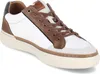 Bullboxer Herren Low Sneaker Weiß Braun Glattleder Größe: Produktbild-Vorschau 5