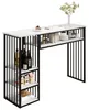 MODFU Tavolo da bar, 140x40x105 cm, tavolo da lavoro con Anteprima dell’immagine prodotto 9