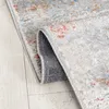 Lopervloerkleed 100 x 125 cm, grijs/zalmroze. Modern Productafbeelding-voorbeeld 3