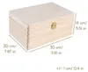 Creative Deco Decoratieve Houten Opbergdoos, 30 x 20 x 14 Productafbeelding-voorbeeld 2