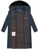 Navahoo Damen Winter Steppjacke Stepp Jacke lang warm Produktbild-Vorschau 8
