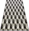 Teppich FLAT 48624/690 SISAL - 3D-Würfel Schwarz 160x230 cm Produktbild-Vorschau 1