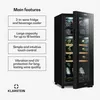 Klarstein Bovella 18 Duo+ vinotéka, 2 zóny, 50l, 18 lahví Náhled obrázku produktu 2