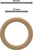 Interdeco Gardinenringe / Rundringe mit Faltenhaken für Produktbild-Vorschau 2