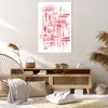 Bild auf Leinwand - Leinwandbild - Einteilig - Rot Textur Produktbild-Vorschau 7