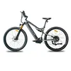 A full-shot studio image of a gray electric mountain bike against a white background. Produktbild-Vorschau