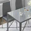 Jídelní stůl sestava Vicco Grand Šedá 120 x 75 cm Sada 4 Náhled obrázku produktu 5