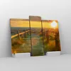 Bild auf Leinwand - Leinwandbild - Fußgängerbrücke Strand Produktbild-Vorschau 4