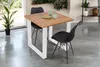 Esstisch 80x80 cm Baumkante Holz Wildeiche-Optik U-Gestell Produktbild-Vorschau 3