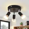 ZMH Deckenstrahler LED GU10 Rund 3 Flammig schwarz 350° Produktbild-Vorschau 1