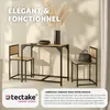 Ensemble MILTON Table + 2 Chaises Style Vintage - Bois Voir les images du produit 4