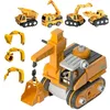4 in 1 DIY Auseinander Nehmen Auto Toys, Baufahrzeuge Set Produktbild-Vorschau 1