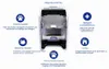 KERBL Futterautomat MiBowl Microchip  17,5 x 19,5 x 25 cm Anteprima dell’immagine prodotto 7