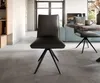DELIFE Esszimmerstuhl Lelio-Flex Echt-Leder Schwarz Produktbild-Vorschau 2