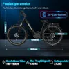 X2 E-Bike 26 Zoll, Elektrofahrrad mit 7-Gang Shimano Produktbild-Vorschau 7