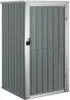 vidaXL Capanno da giardino grigio 88x89x161 cm Acciaio Anteprima dell’immagine prodotto 2