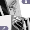 EUGAD Hundetransportbox Alubox für mittlere Hunde, B92x H66 Produktbild-Vorschau 7