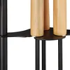 relaxdays 10028780_0 relaxdays Kaminbesteck schwarz, braun Anteprima dell’immagine prodotto 8