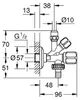 GROHE Original WAS, Vanne de service combinée, Métal, Voir les images du produit 8