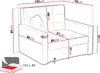 MIRJAN24 Schlafsofa Viva Lux I, mit Schlaffunktion und Produktbild-Vorschau 7