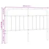 vidaXL Zagłówek metalowy biały 140 cm Podgląd zdjęcia produktu 7