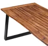 vidaXL Jedálenský stôl z masívneho dreva Akácia 180 x 90 cm Náhľad obrázku produktu 3