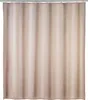 A beige shower curtain hanging from a shower rod. Anteprima dell’immagine prodotto