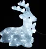 Acryl Hirsch mit Rehkitz 60 LEDs kaltweiß Außenbeleuchtung Produktbild-Vorschau