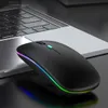 Bezdrátová Myš S Tichým Osvětlením Rgb Bez Kliknutí Náhled obrázku produktu 3