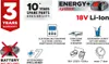 GRAPHITE Kompresor akumulatorowy Energy+ 18V, wyświetlacz Podgląd zdjęcia produktu 22