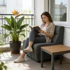 Bodenstuhl mit Hochdichtem Schaumstoff – Ergonomischer Produktbild-Vorschau 11