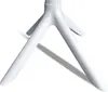 The base of a white, modern-looking table with three legs. Náhľad obrázku produktu