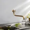Wasserhahn Messing Antik, Wandmontage 180° Schwenkbar Produktbild-Vorschau 3