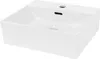 A white ceramic sink on a white background. Produktbild-Vorschau