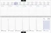Zettler Tischquerkalender 1W/2S blau 2026 - Wochenkalender Produktbild-Vorschau 2