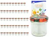 50er Set Sturzglas 167 ml To 66 Obst Dekor Deckel Produktbild-Vorschau 1